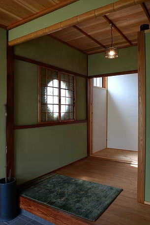 兵庫県神戸市i様邸増改築/当初の雰囲気を残した玄関